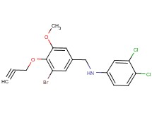 N-[3-bromo-5-methoxy-4-(2-propyn-1-yloxy)benzyl]-3,4-dichloroaniline