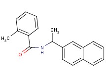 2-methyl-N-[1-(2-naphthyl)ethyl]benzamide