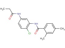 N-[2-chloro-5-(propionylamino)phenyl]-2,4-dimethylbenzamide