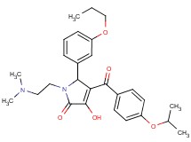 1-[2-(dimethylamino)ethyl]-3-hydroxy-4-(4-isopropoxybenzoyl)-5-(3-propoxyphenyl)-1,5-dihydro-2H-pyrrol-2-one