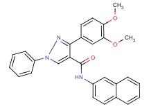 3-(3,4-dimethoxyphenyl)-N-2-naphthyl-1-phenyl-1H-pyrazole-4-carboxamide