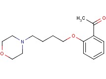 1-{2-[4-(4-morpholinyl)butoxy]phenyl}ethanone oxalate