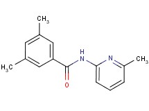3,5-dimethyl-N-(6-methyl-2-pyridinyl)benzamide
