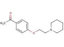 1-{4-[2-(1-piperidinyl)ethoxy]phenyl}ethanone oxalate