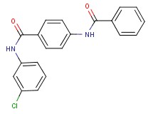 4-(benzoylamino)-N-(3-chlorophenyl)benzamide