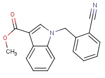 methyl 1-(2-cyanobenzyl)-1H-indole-3-carboxylate
