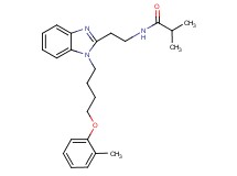 2-methyl-N-(2-{1-[4-(2-methylphenoxy)butyl]-1H-benzimidazol-2-yl}ethyl)propanamide