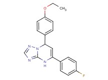 7-(4-ethoxyphenyl)-5-(4-fluorophenyl)-4,7-dihydro[1,2,4]triazolo[1,5-a]pyrimidine