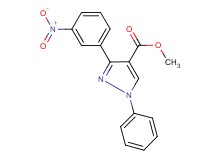 methyl 3-(3-nitrophenyl)-1-phenyl-1H-pyrazole-4-carboxylate