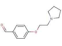 4-[2-(1-pyrrolidinyl)ethoxy]benzaldehyde oxalate