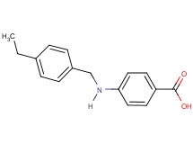 4-[(4-ethylbenzyl)amino]benzoic acid
