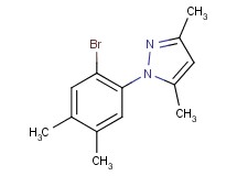 1-(2-bromo-4,5-dimethylphenyl)-3,5-dimethyl-1H-pyrazole