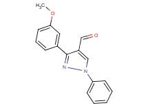3-(3-methoxyphenyl)-1-phenyl-1H-pyrazole-4-carbaldehyde