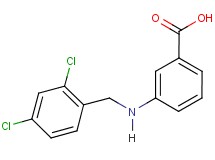 3-[(2,4-dichlorobenzyl)amino]benzoic acid