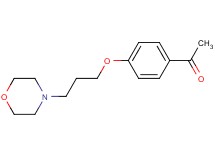 1-{4-[3-(4-morpholinyl)propoxy]phenyl}ethanone oxalate