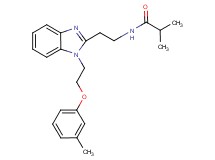 2-methyl-N-(2-{1-[2-(3-methylphenoxy)ethyl]-1H-benzimidazol-2-yl}ethyl)propanamide