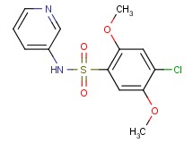 4-chloro-2,5-dimethoxy-N-3-pyridinylbenzenesulfonamide
