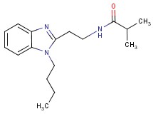 N-[2-(1-butyl-1H-benzimidazol-2-yl)ethyl]-2-methylpropanamide
