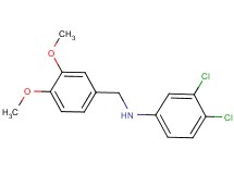 (3,4-dichlorophenyl)(3,4-dimethoxybenzyl)amine