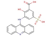 3-(9-acridinylamino)-2-hydroxy-5-sulfobenzoic acid