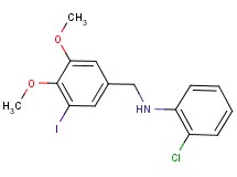 (2-chlorophenyl)(3-iodo-4,5-dimethoxybenzyl)amine