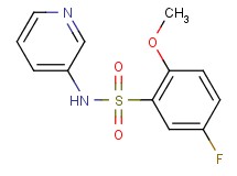 5-fluoro-2-methoxy-N-3-pyridinylbenzenesulfonamide