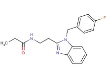 N-{2-[1-(4-fluorobenzyl)-1H-benzimidazol-2-yl]ethyl}propanamide