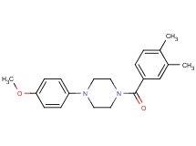 1-(3,4-dimethylbenzoyl)-4-(4-methoxyphenyl)piperazine