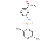 N-(3-acetylphenyl)-2,5-dimethylbenzenesulfonamide