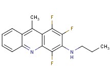 1,2,4-trifluoro-9-methyl-N-propyl-3-acridinamine