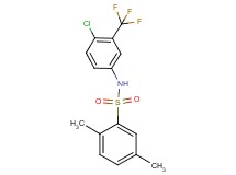 N-[4-chloro-3-(trifluoromethyl)phenyl]-2,5-dimethylbenzenesulfonamide
