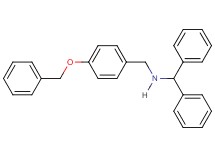 N-[4-(benzyloxy)benzyl]-1,1-diphenylmethanamine hydrochloride