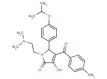 1-[2-(dimethylamino)ethyl]-3-hydroxy-5-(4-isopropoxyphenyl)-4-(4-methylbenzoyl)-1,5-dihydro-2H-pyrrol-2-one
