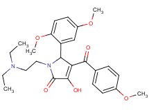 1-[2-(diethylamino)ethyl]-5-(2,5-dimethoxyphenyl)-3-hydroxy-4-(4-methoxybenzoyl)-1,5-dihydro-2H-pyrrol-2-one