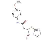 N-(4-methoxyphenyl)-2-(3-oxo-2,3,5,6-tetrahydroimidazo[2,1-b][1,3]thiazol-2-yl)acetamide