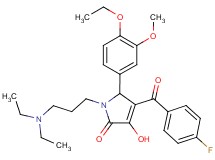 1-[3-(diethylamino)propyl]-5-(4-ethoxy-3-methoxyphenyl)-4-(4-fluorobenzoyl)-3-hydroxy-1,5-dihydro-2H-pyrrol-2-one