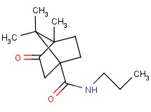 4,7,7-trimethyl-3-oxo-N-propylbicyclo[2.2.1]heptane-1-carboxamide