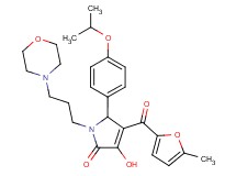 3-hydroxy-5-(4-isopropoxyphenyl)-4-(5-methyl-2-furoyl)-1-[3-(4-morpholinyl)propyl]-1,5-dihydro-2H-pyrrol-2-one