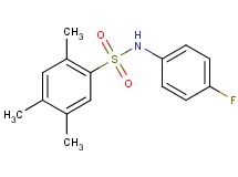 N-(4-fluorophenyl)-2,4,5-trimethylbenzenesulfonamide