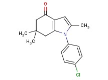 1-(4-chlorophenyl)-2,6,6-trimethyl-1,5,6,7-tetrahydro-4H-indol-4-one