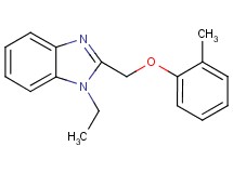 1-ethyl-2-[(2-methylphenoxy)methyl]-1H-benzimidazole