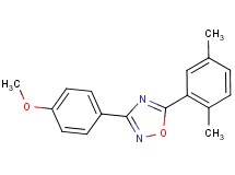 5-(2,5-dimethylphenyl)-3-(4-methoxyphenyl)-1,2,4-oxadiazole