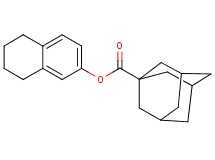 5,6,7,8-tetrahydro-2-naphthalenyl 1-adamantanecarboxylate
