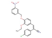 2-(4-chlorophenyl)-3-{3-ethoxy-4-[(3-nitrobenzyl)oxy]phenyl}acrylonitrile