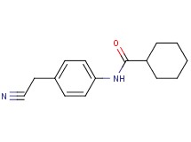 N-[4-(cyanomethyl)phenyl]cyclohexanecarboxamide