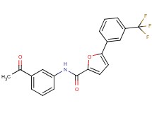 N-(3-acetylphenyl)-5-[3-(trifluoromethyl)phenyl]-2-furamide