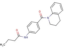 N-[4-(3,4-dihydro-1(2H)-quinolinylcarbonyl)phenyl]butanamide