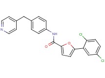 5-(2,5-dichlorophenyl)-N-[4-(4-pyridinylmethyl)phenyl]-2-furamide