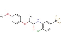 N-[2-chloro-5-(trifluoromethyl)phenyl]-2-(4-methoxyphenoxy)propanamide