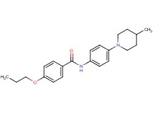 N-[4-(4-methyl-1-piperidinyl)phenyl]-4-propoxybenzamide